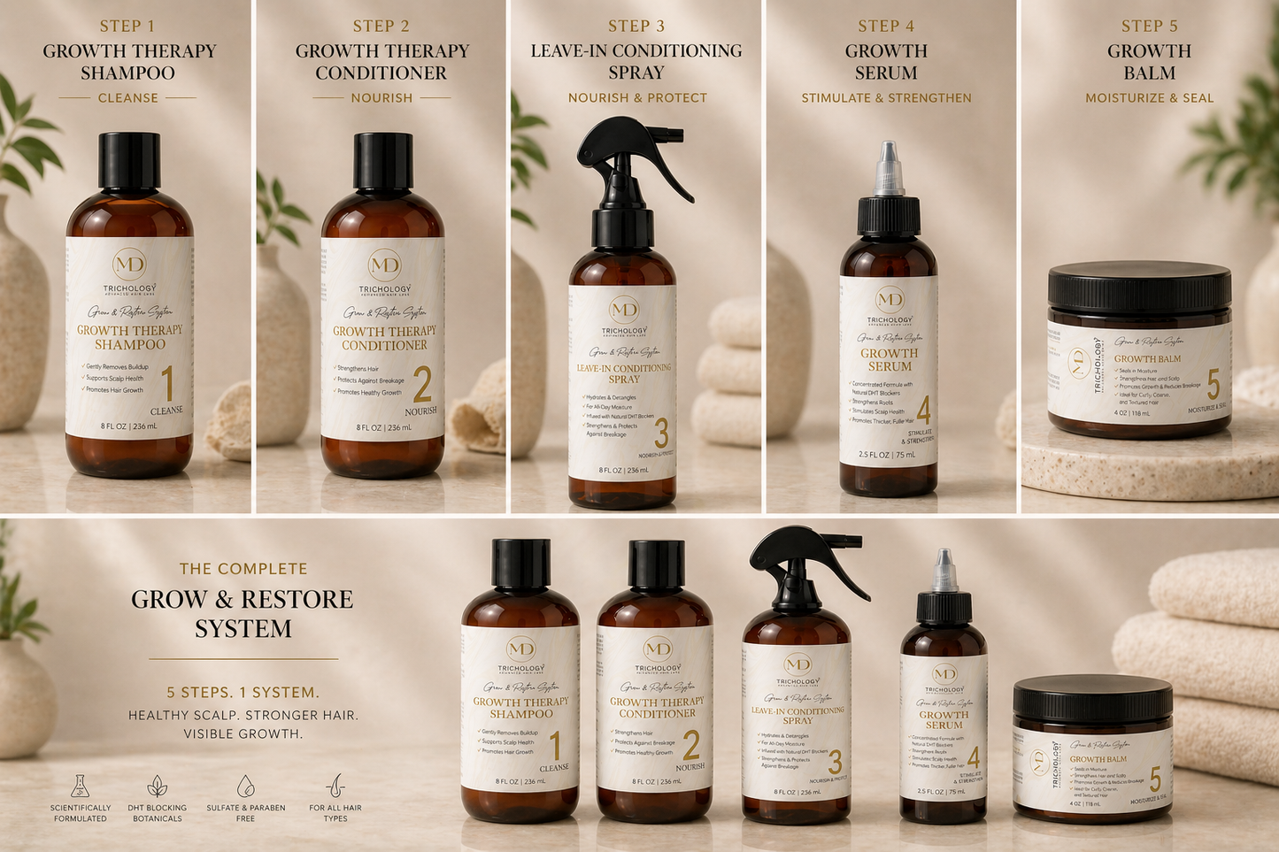 MD Trichology Grow & Restore Conditioner (Step 2 of 5)