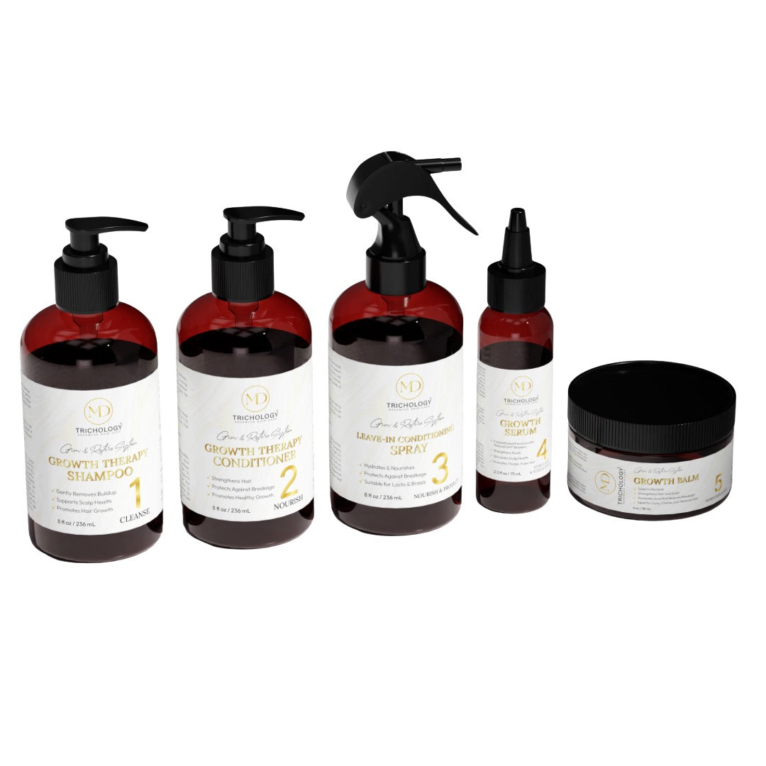 Full Grow & Restore System – 5-Step Hair Growth Kit