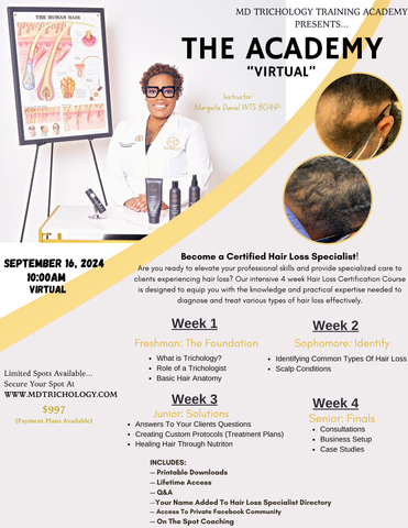 The Academy (4 Week Virtual Hair Loss Practitioner Certification)